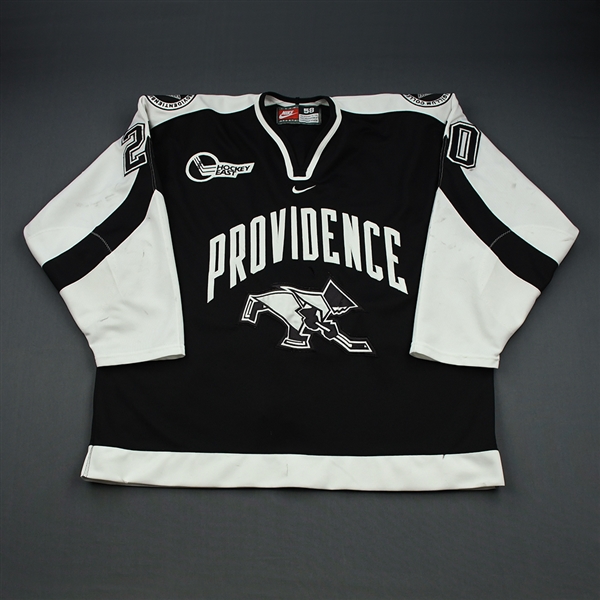 Zingoni, Peter *<br>Black<br>Providence College Friars 2000-01<br>#7 Size: 56