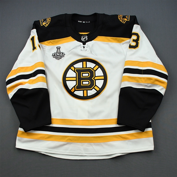 Coyle, Charlie *<br>White Stanley Cup Final Set 2<br>Boston Bruins 2018-19<br>#13 Size: 58