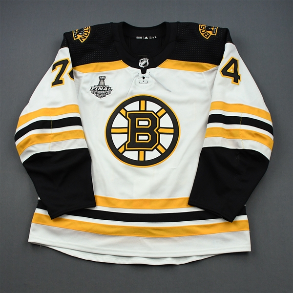 DeBrusk, Jake *<br>White Stanley Cup Final Set 2<br>Boston Bruins 2018-19<br>#74 Size: 56