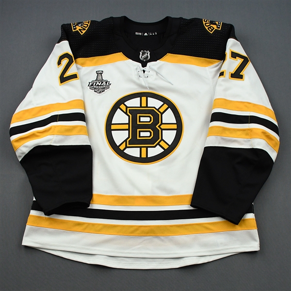 Moore, John *<br>White Stanley Cup Final Set 2<br>Boston Bruins 2018-19<br>#27 Size: 56