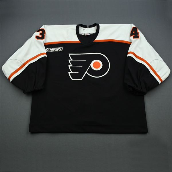 Vanbiesbrouck, John *<br>Black Alternate w/NHL 2000 patch<br>Philadelphia Flyers 1999-00<br>#34 Size: 58