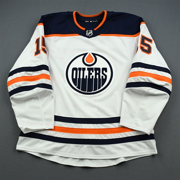 Archibald, Josh<br>White Set 1<br>Edmonton Oilers 2019-20<br>#15 Size: 54