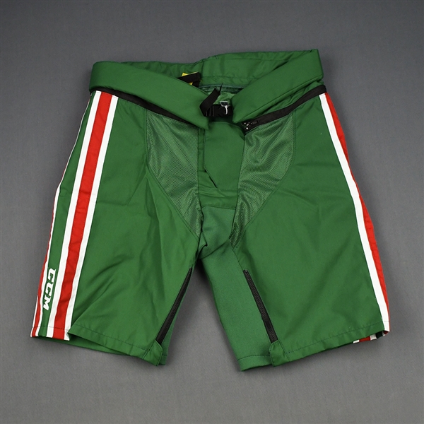 Bastian, Nathan<br>Green Heritage, CCM Pants Shell <br>New Jersey Devils 2018-19<br>#42 Size: Large