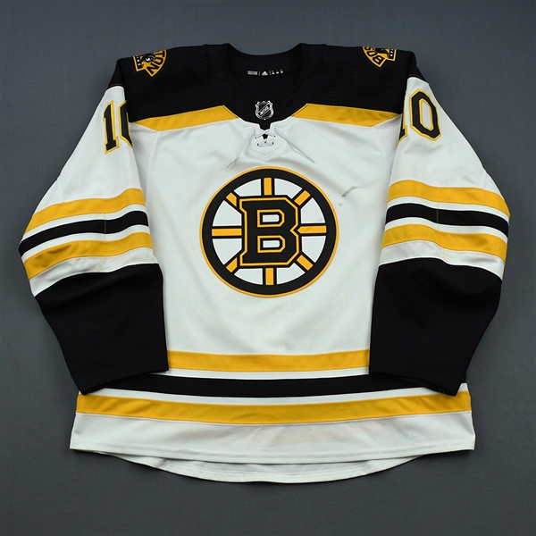 Bjork, Anders<br>White Set 1<br>Boston Bruins 2018-19<br>#10 Size: 56