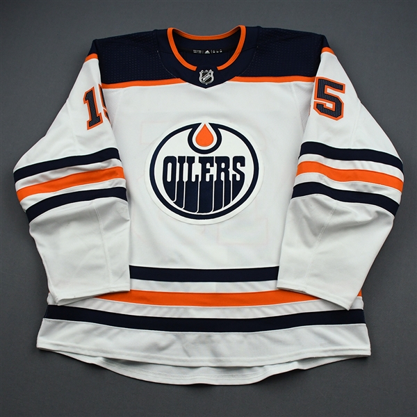 Archibald, Josh<br>White Set 2<br>Edmonton Oilers 2019-20<br>#15 Size: 54