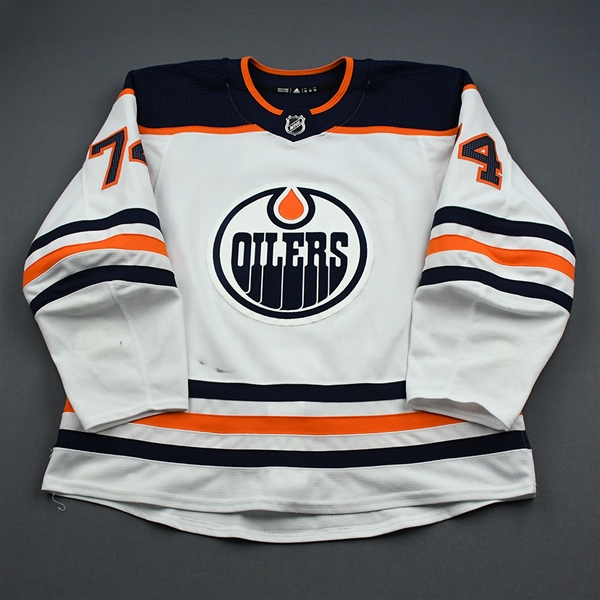 Bear, Ethan<br>White Set 2<br>Edmonton Oilers 2019-20<br>#74 Size: 56