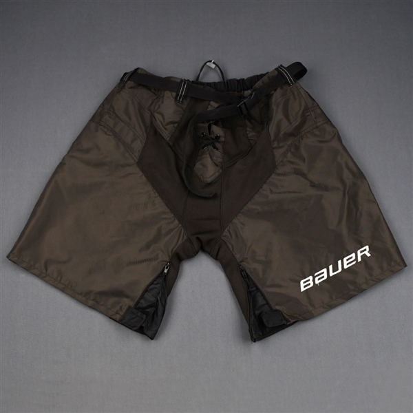 Kampfer, Steven<br>Brown, Bauer Pants Shell - Worn in Winter Classic on January 1, 2019 - Warm-Up Only<br>Boston Bruins 2018-19<br>#44 Size: Medium