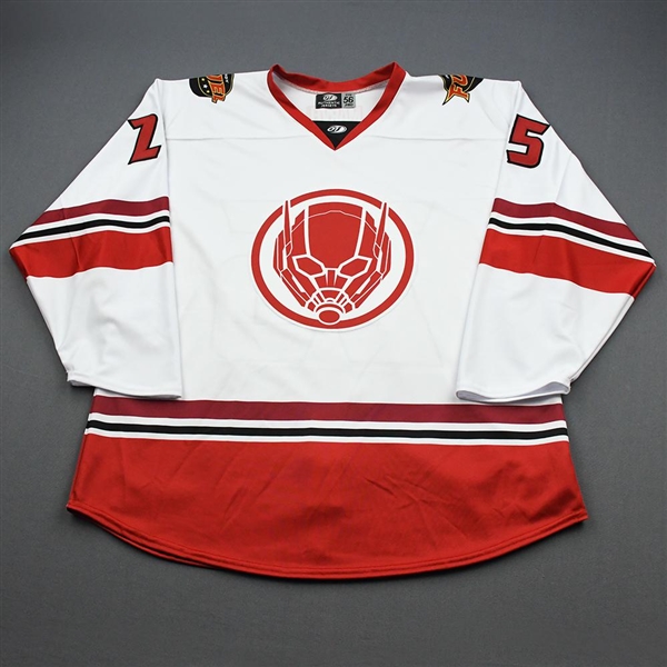 Blank-NoNameonBack, <br>MARVEL Ant-Man (Game-Issued) - February 8, 2020 vs. Kalamazoo Wings<br>Indy Fuel 2019-20<br>#25 Size: 56