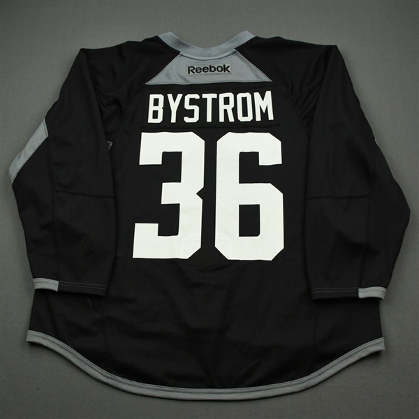 Bystrom, Ludwig<br>Black Practice Jersey w/ UT Southwestern Medical Center Patch - CLEARANCE<br>Dallas Stars <br>#36 Size: 58