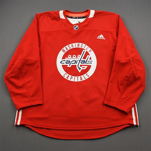 Barrow, Ryan<br>Red Practice Jersey - CLEARANCE<br>Washington Capitals <br>#94 Size: 56