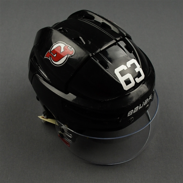 Bratt, Jesper<br>Black, Bauer Helmet w/ Bauer Shield<br>New Jersey Devils 2019-20<br>#63 Size: Medium