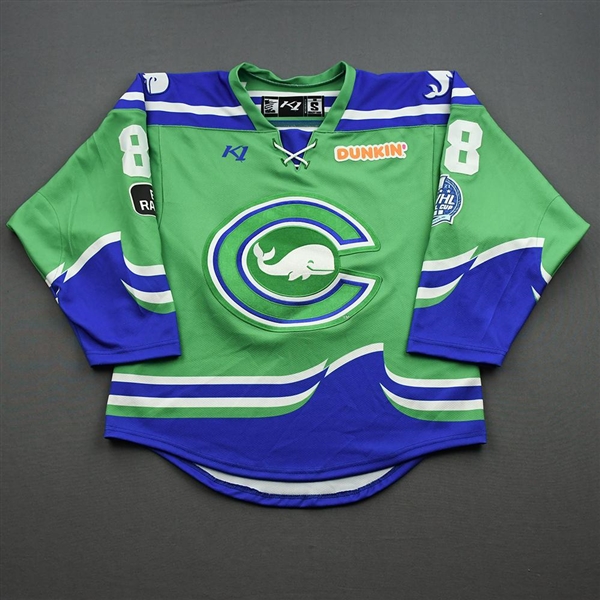 Conway, Amanda<br>Green Lake Placid/Playoffs Set w/ Isobel Cup & End Racism Patch<br>Connecticut Whale 2020-21<br>#88 Size:  SM