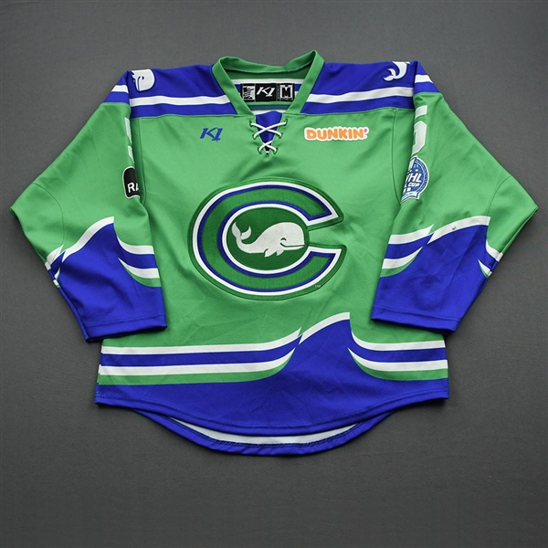 Howran, Tori<br>Green Lake Placid/Playoffs Set w/ Isobel Cup & End Racism Patch<br>Connecticut Whale 2020-21<br>#5 Size:  MD