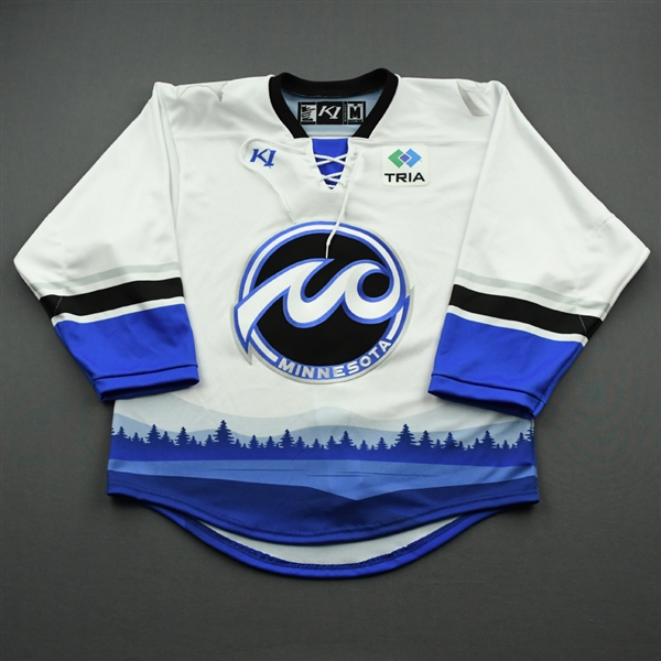 Blank, No Name Or Number<br>White - CLEARANCE<br>Minnesota Whitecaps 2020-21<br> Size:  MD