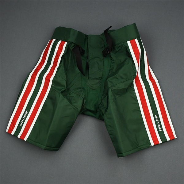 Boqvist, Jesper<br>Green Heritage, Bauer Pants Shell<br>New Jersey Devils 2019-20<br>#90 Size: Medium