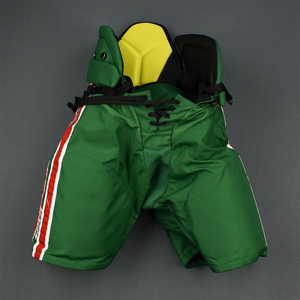 Butcher, Will<br>Green Heritage, Bauer Pants<br>New Jersey Devils 2019-20<br>#8 Size: Medium