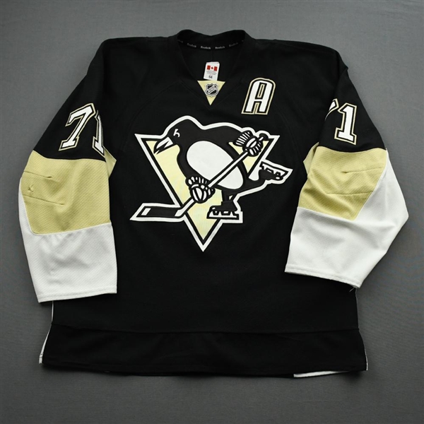 Malkin, Evgeni *<br>Black Stanley Cup Playoffs w/A - Photo-Matched<br>Pittsburgh Penguins 2013-14<br>#71 Size: 56