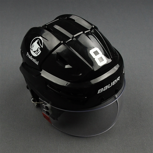 Butcher, Will<br>Black, Bauer Helmet w/ Oakley Shield<br>New Jersey Devils 2020-21<br>#8 Size: Large