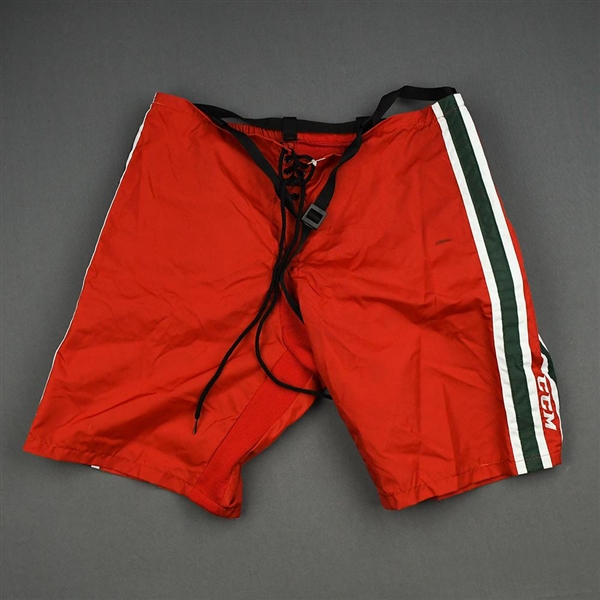 Jacobs, Josh<br>Red Reverse Retro, CCM Pants Shell - Game-Issued (GI)<br>New Jersey Devils 2020-21<br>#40 Size: Large