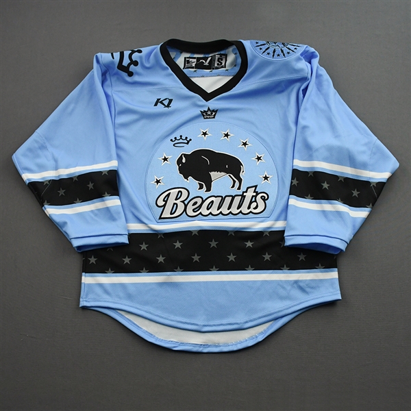 Blank, No Name Or Number<br>Blue - CLEARANCE<br>Buffalo Beauts 2021-22<br> Size: SM