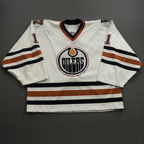 Conklin, Ty *<br>White 1st Regular Season GI<br>Edmonton Oilers 2002-03<br>#1 Size: 58G
