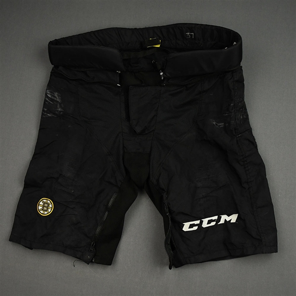 Bergeron, Patrice<br>Black CCM Pants Shell<br>Boston Bruins <br>#37 Size: Large