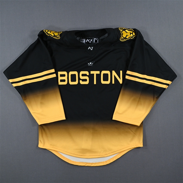 Blank, No Name Or Number<br>Black Set 2 / Playoffs - Game-Issued (GI) - CLEARANCE<br>Boston Pride 2022-23<br> Size: MD