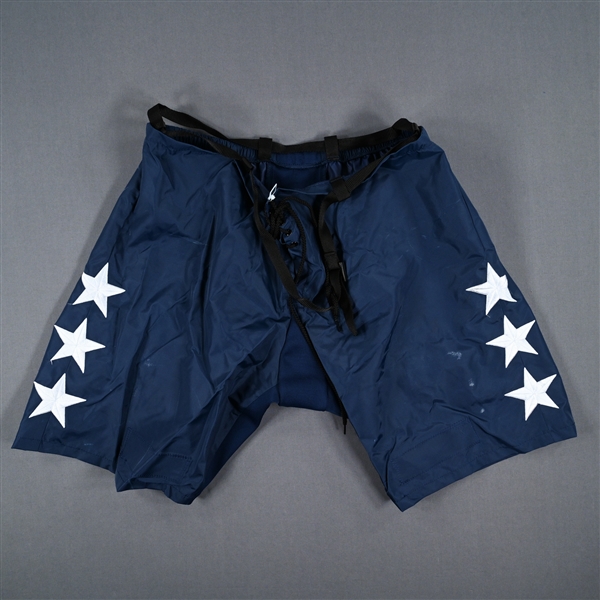Eller, Lars<br>Navy, CCM Pants Shell - Worn in Stadium Series and on February 21, 2023<br>Washington Capitals 2022-23<br>#20 Size: XL