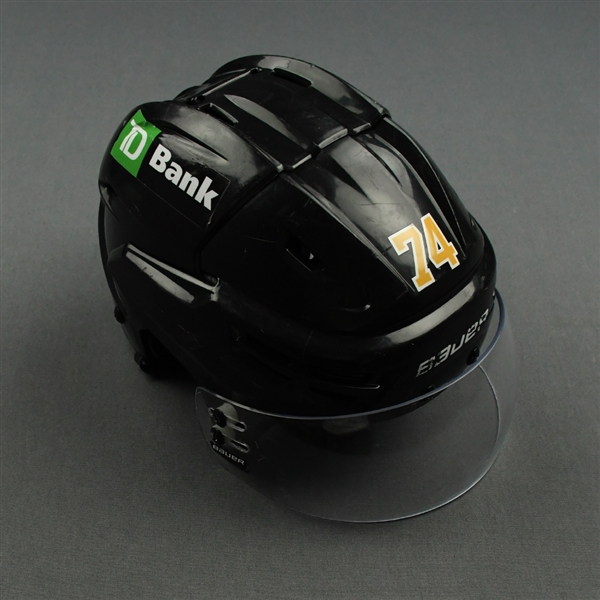 DeBrusk, Jake *<br>Black, Bauer Helmet w/ Bauer Shield<br>Boston Bruins 2020-21<br>#74Size: Small
