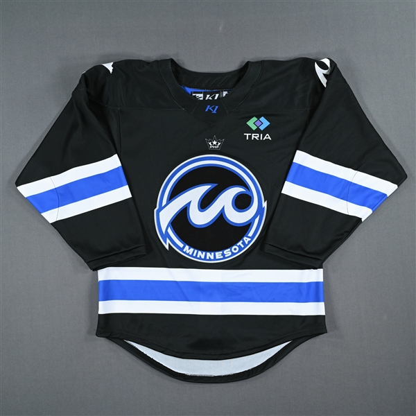Blank, No Name Or Number<br>Black Set 1 - Game-Issued (GI) - CLEARANCE<br>Minnesota Whitecaps 2022-23<br> Size: SM