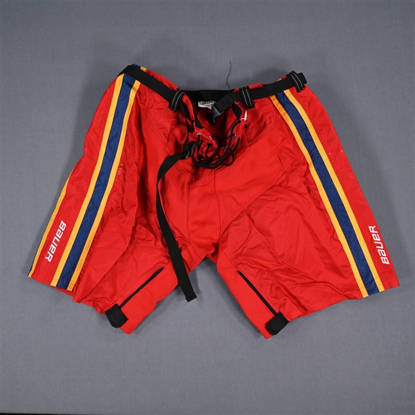Bahl, Kevin<br>Red Reverse Retro, Bauer Pants Shell <br>New Jersey Devils 2022-23<br>#88 Size: XL