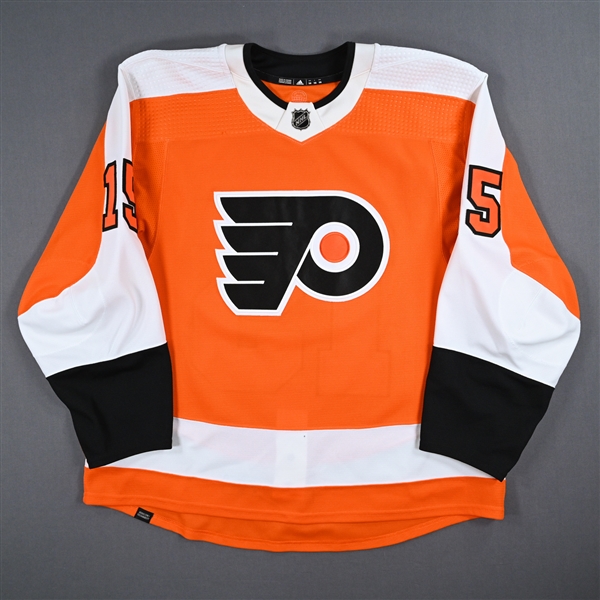 Anisimov, Artem<br>Orange Set 1 (A Removed) - Preseason Only<br>Philadelphia Flyers 2022-23<br>#15 Size: 58