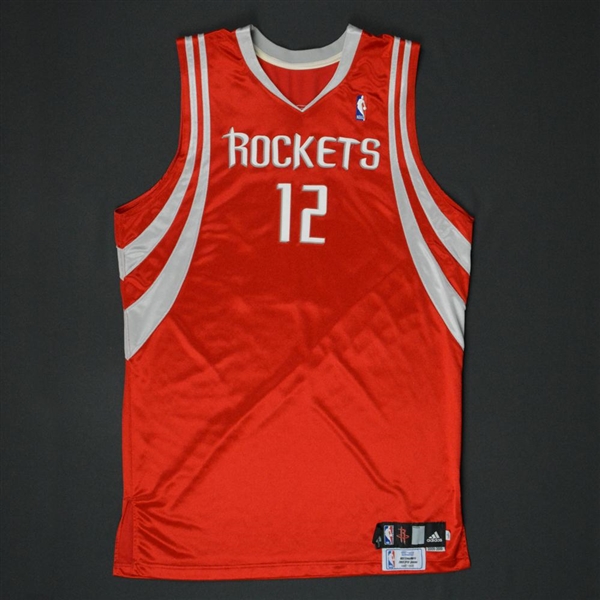 Martin, Kevin *<br>Red Regular Season -Photo-Matched to 2 Games - Worn 2 Games (3/7/10, 3/9/10)<br>Houston Rockets 2009-10<br>#12 Size: 48+2