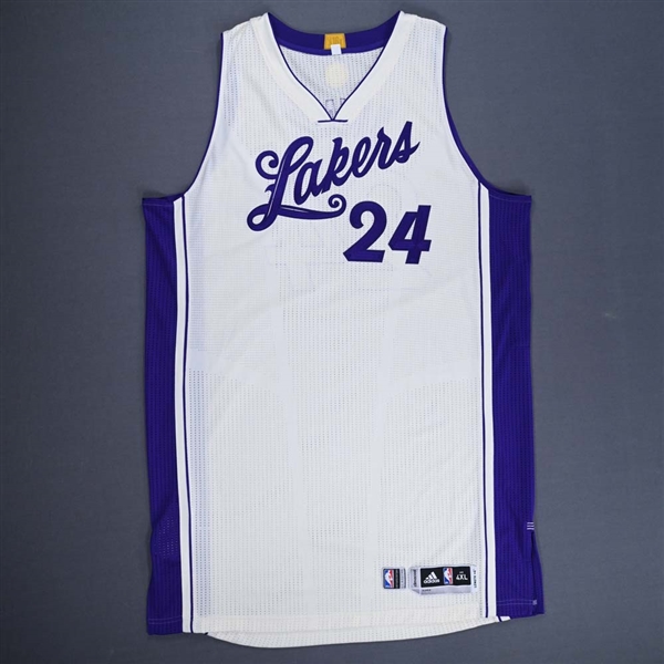 Bryant, Kobe *<br>NBA Christmas Day 15 Game-Issued (GI) Jersey<br>Los Angeles Lakers 2015-16<br>#24 Size: 4XL+4