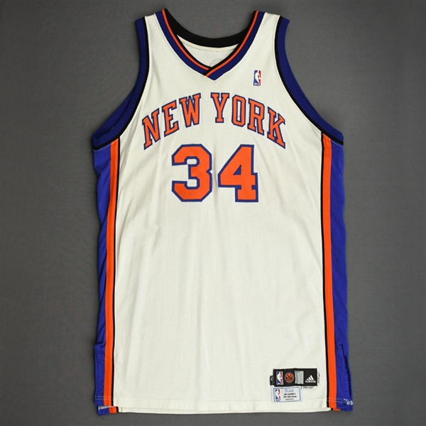 Curry, Eddy<br>White Set 2<br>New York Knicks 2007-08<br>#34 Size: 52+4