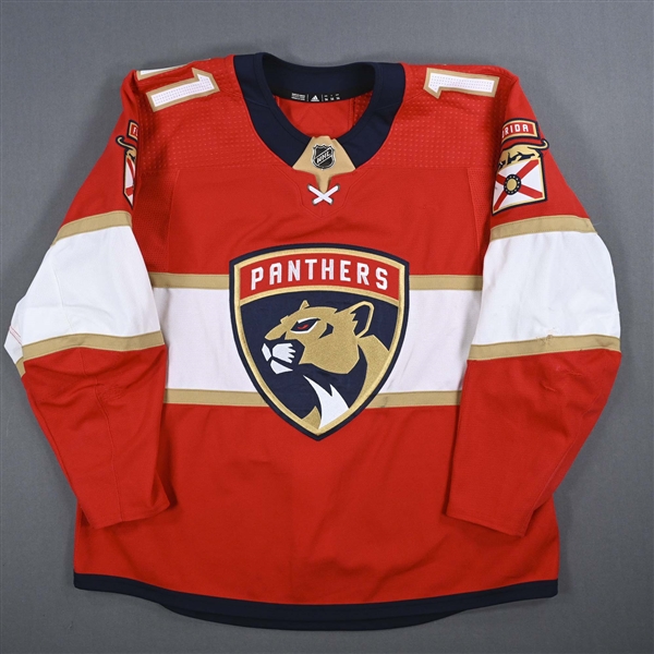 Huberdeau, Jonathan *<br>Red Set 1 (A removed)<br>Florida Panthers 2019-20<br>#11 Size: 56