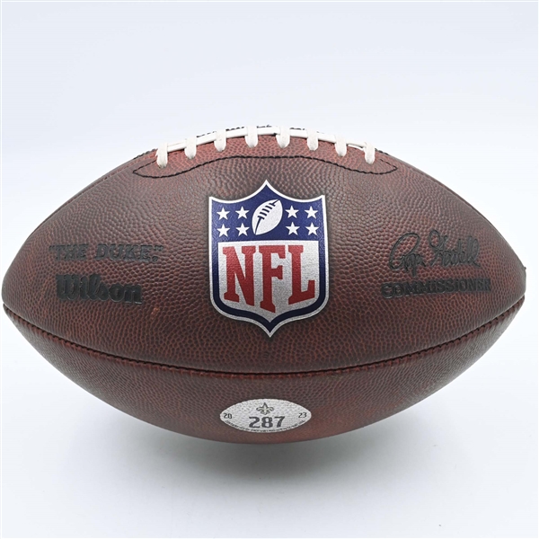 Game-Used Football<br>November 26, 2023 at Atlanta Falcons<br>New Orleans Saints 2023<br> 