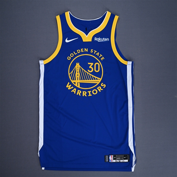 Curry, Stephen<br>Icon Edition - Worn 10/30/2023<br>Golden State Warriors 2023-24<br>#30Size: 48+4
