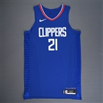 Brown, Kobe<br>Icon Edition - Worn 4/5/2024<br>Los Angeles Clippers 2023-24<br>#21 Size: 50+6