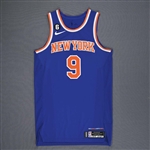 Barrett, RJ<br>Blue Icon Edition - Worn 11/4/2022<br>New York Knicks 2022-23<br>#9 Size: 48+4