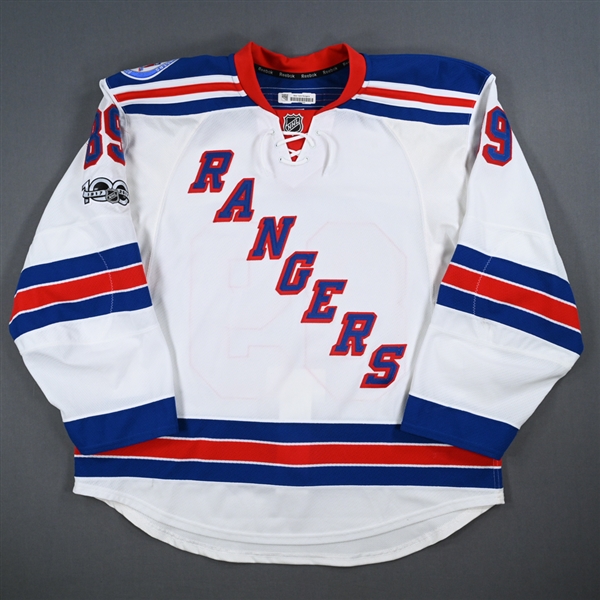 Buchnevich, Pavel *<br>White Set 2 w/ NHL Centennial & 90th Anniversary Patches<br>New York Rangers 2016-17<br>89 Size: 56