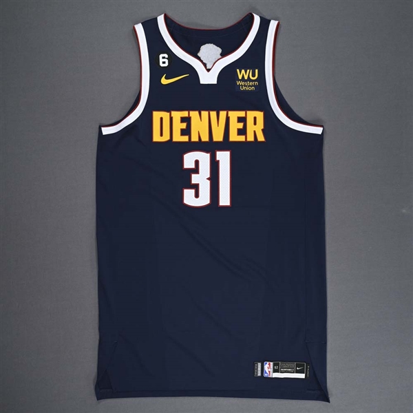 Cancar, Vlatko<br>NBA Finals Game 2 - Icon Edition - Dressed, Did Not Play (DNP)<br>Denver Nuggets 2022-23<br>#31 Size: 52+6