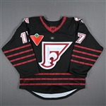 Deaudelin, Christine<br>Black Set 1 - Worn in First Game in Franchise History - November 5, 2022 @ Buffalo Beauts<br>Montreal Force 2022-23<br>#17 Size: LG