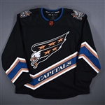 Blank - No Name or Number<br>Black Reverse Retro (Adidas Primegreen) - CLEARANCE<br>Washington Capitals <br> Size: 58