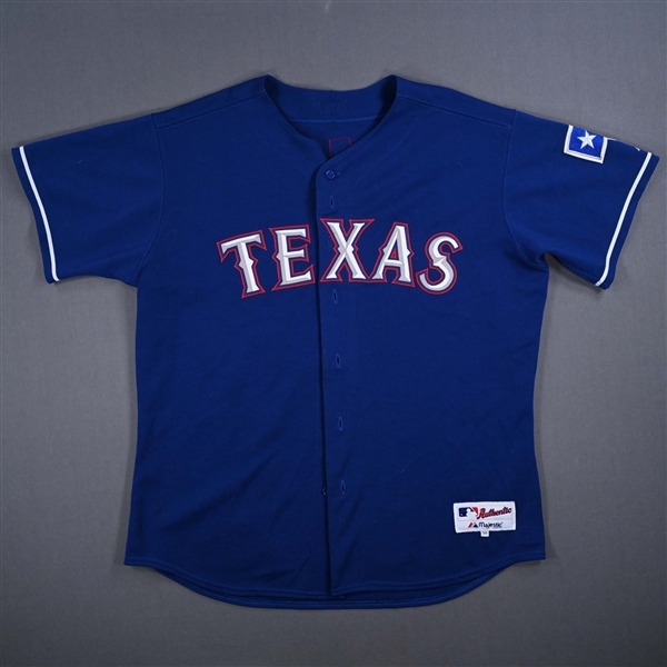 Almanzar, Carlos *<br>Blue<br>Texas Rangers 2004<br>#40 Size: 50