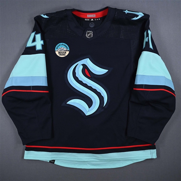 Bellemare, Pierre-Edouard<br>Blue Set 2<br>Seattle Kraken 2023-24<br>#41 Size: 56