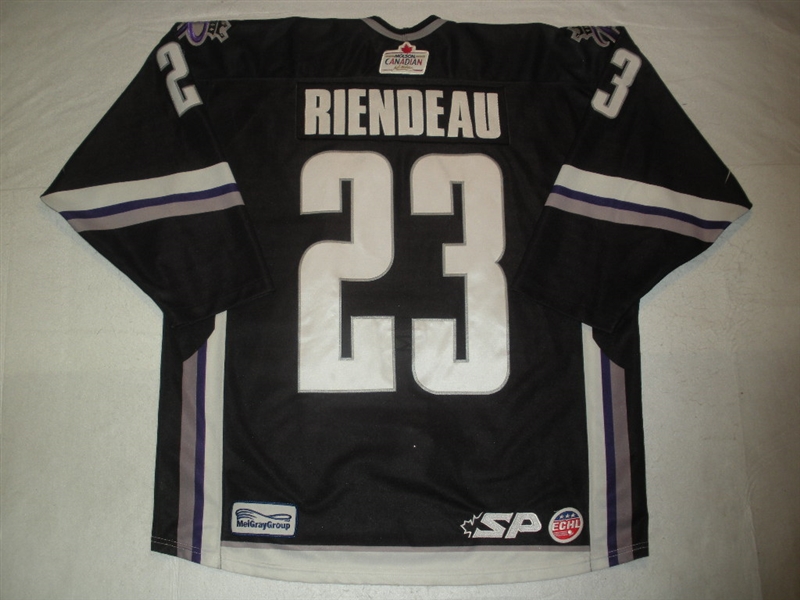 Riendeau, Yannick<br>Black Set 1<br>Stockton Thunder 2012-13<br>#18 Size: 54