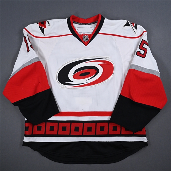 Ruutu, Tuomo *<br>White Set 2 - Autographed<br>Carolina Hurricanes 2009-10<br>#15 Size: 58