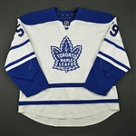 Aulie, Keith * <br>White Vintage Alternate - Photo-Matched<br>Toronto Maple Leafs 2010-11<br>#59 Size: 58