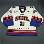 Campbell, Cory<br>ECHL All-Star<br>White Period 2<br> 2003-04<br>#30 Size: 58G